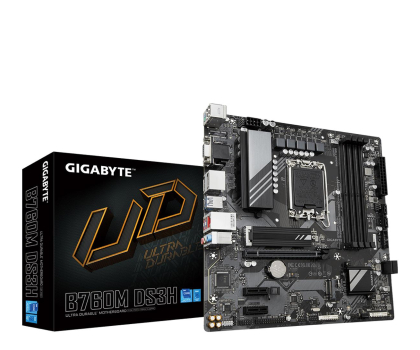 Płyta główna GIGABYTE Płyta główna B760M DS3H s1700 4DDR5 HDMI/DP/DSUB mATX